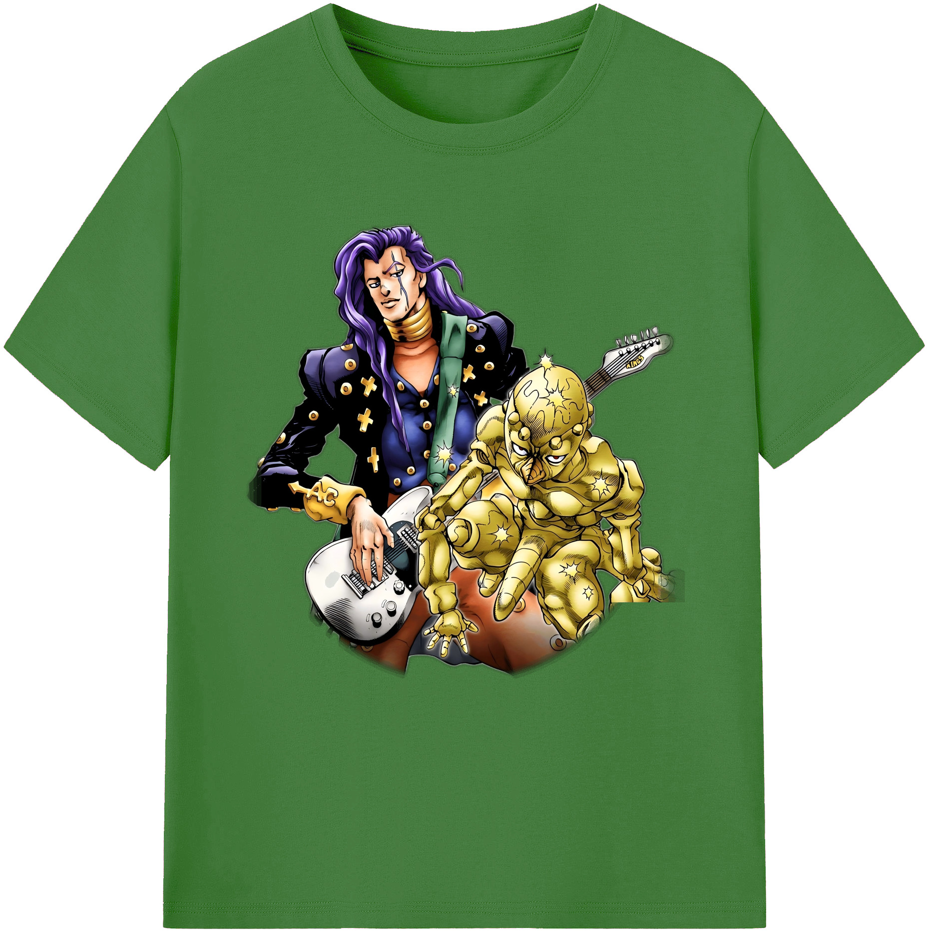 （画像用） ジョジョの奇妙な冒険 おといし あきら JoJo's Bizarre Adventure Akira Otoishi レディースカジュアルプリントTシャツ（綿100％）